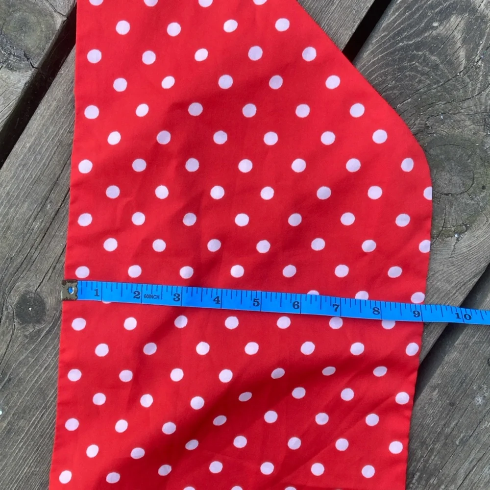 SCARF Polka Dot Red White